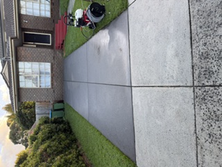 Concrete Driveway — after cleaning